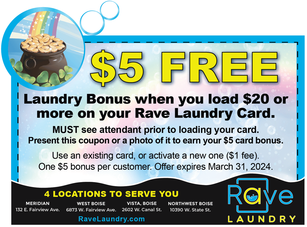 Rave Laundry March Bonus Offer Web 300dpi